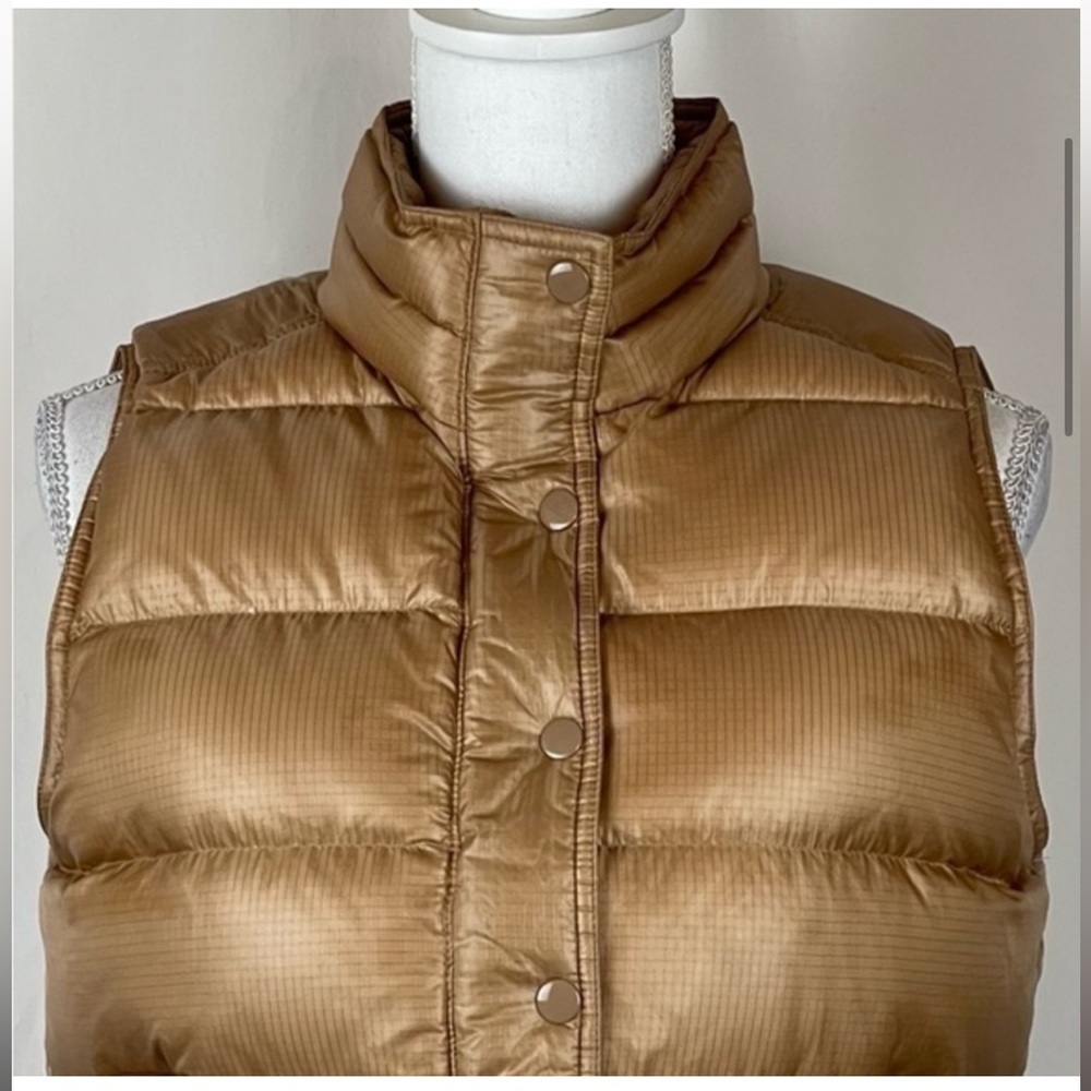 J Crew Copper Colored Puffer Down Filled
Vest - Picture 2 of 10